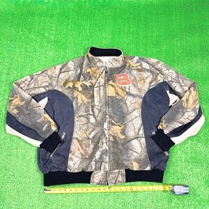 VTG 90s Dale Earnhardt Jr NASCAR Racing Jacket L Chase Authentics Realtree Camo